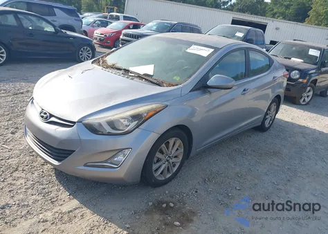 2015 Hyundai Elantra Se из США, поврежденный, VIN 5NPDH4AE8FH616813